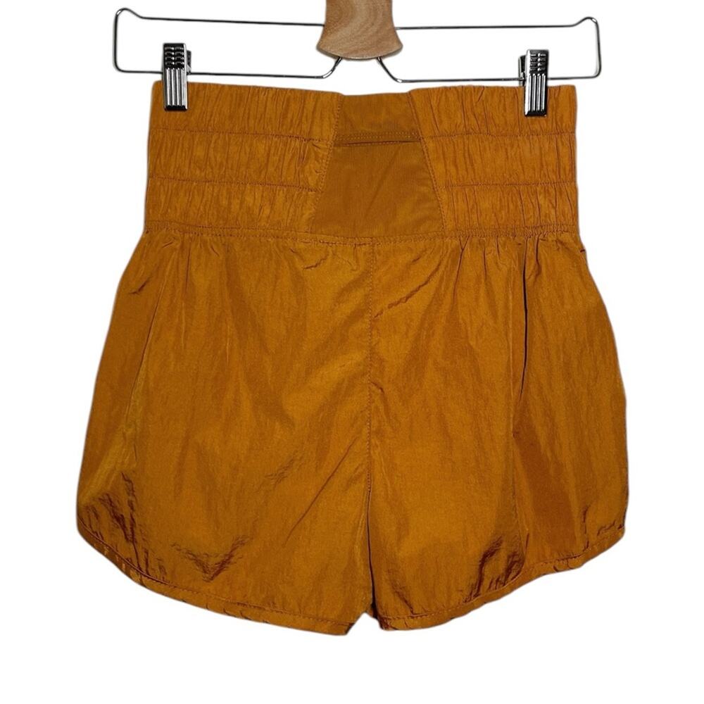 Free People Rust Orange Athletic Shorts - Picture 3 of 9